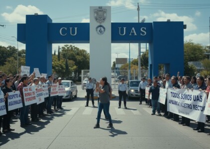 Acusan al rector de aplicar el “Divide y Vencerás” para neutralizar plantón