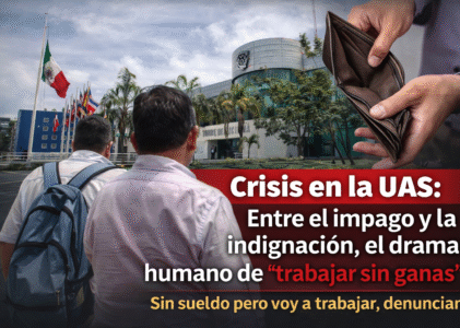 Crisis en la UAS: Entre el impago y la indignación, el drama humano de “trabajar sin ganas”