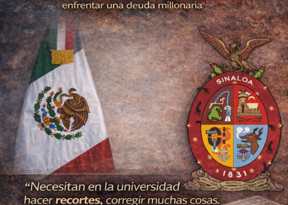 Rocha Moya revela gestión ante Sheinbaum para rescate de la UAS; advierte necesidad de “meter cuchillo” a la nómina