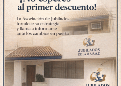 ¡No esperes al primer descuento! La Asociación de Jubilados fortalece su estrategia y llama a informarse ante los cambios en puerta