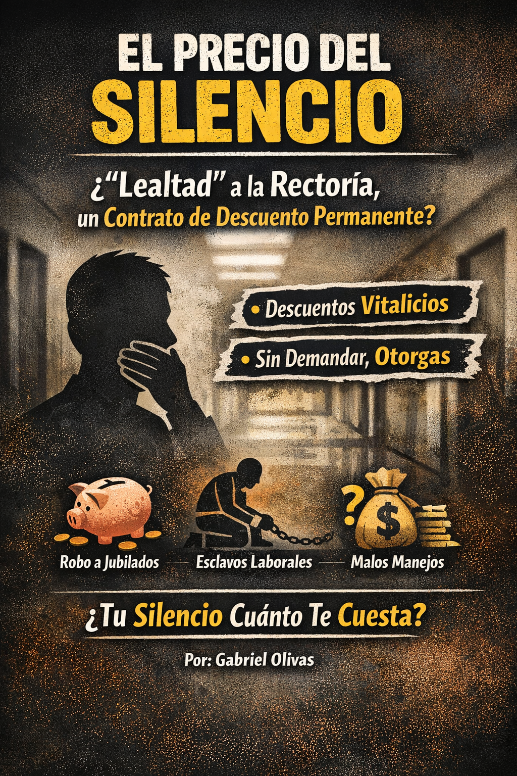 El Precio del Silencio: ¿Es la “Lealtad” a la Rectoría un Contrato de Descuento Permanente?