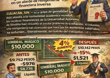 ¡BRAVO! LA UAS REINVENTA LAS MATEMÁTICAS: Logran que “Aumentar” Signifique “Disminuir” en un Alarde de Ingeniería Financiera Inversa